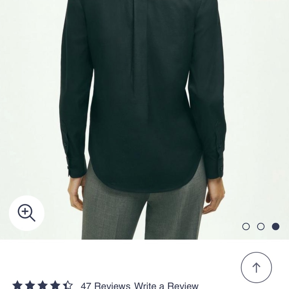Brooks Brothers Brand New Black Button Down - SZ4 - Picture 3 of 3